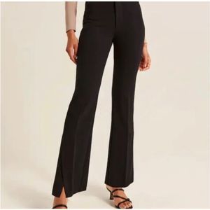 Abercrombie & Fitch Navy Flared Trousers